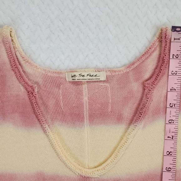 We the Free "Come and Get it" Striped V-Neck Longsleeve Thermal Size Small - Picture 15 of 17